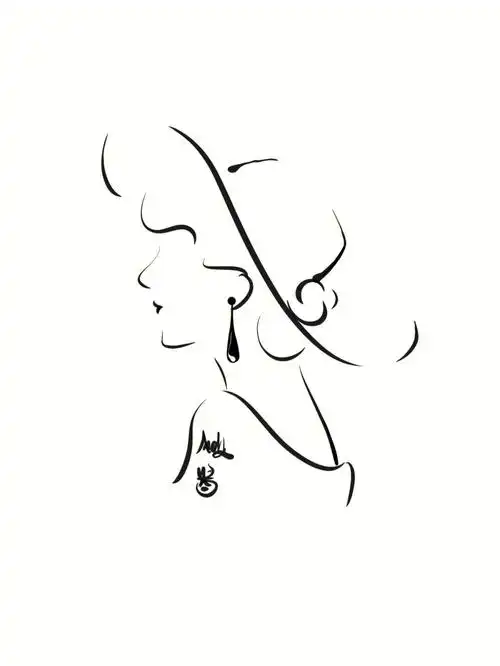 试试粗线条#简笔画#画画#线条画#原创插画