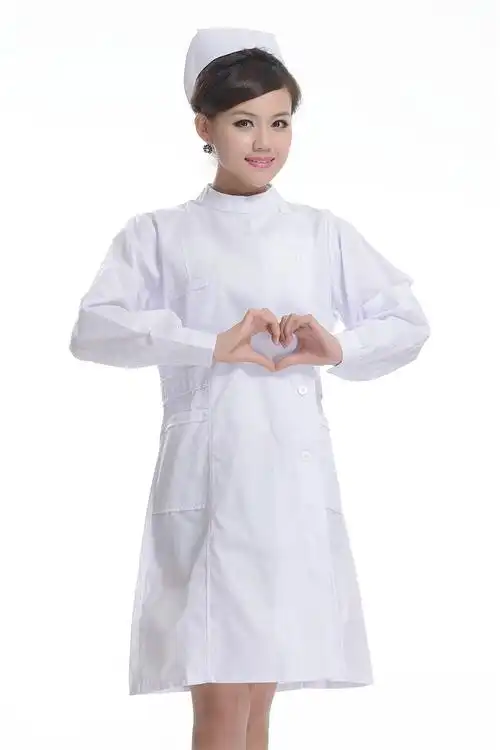 好品质粉色女护士服长袖 西领翻领医护制服 医院药房美容师服包邮