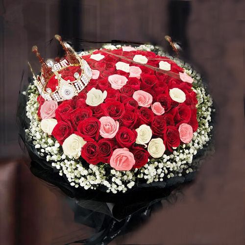 京乐享情人节鲜花速递99朵玫瑰生日情人节送老婆送女朋友花店同城配送