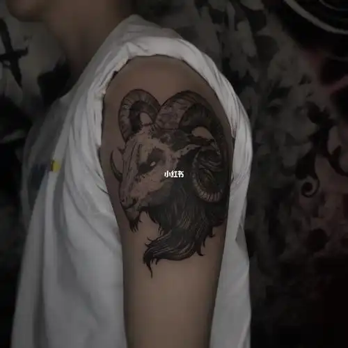 羊头纹身