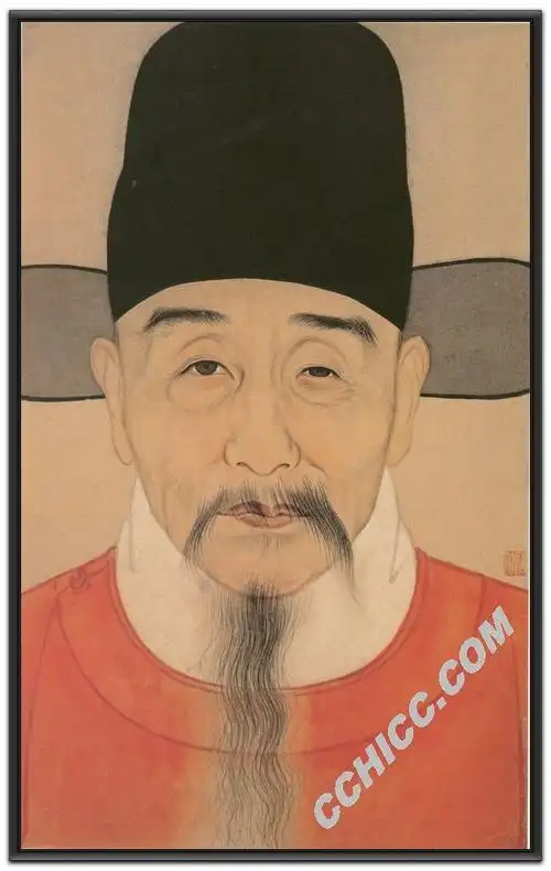 明代 肖像工笔画