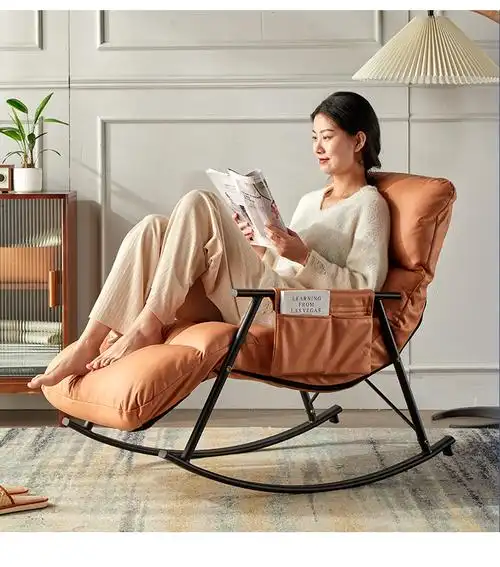 瑶瑶椅揺摇椅摇椅阳台家用休闲懒人沙发椅子网红卧室大人摇摇椅小户型