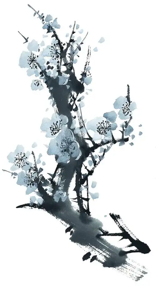 出自宋代王安石的《梅花》墙角数枝梅,凌寒独自开.