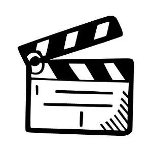 创意简笔画摄影师拍照时的简笔画电影放映机简笔画小朋友拍照片简笔画