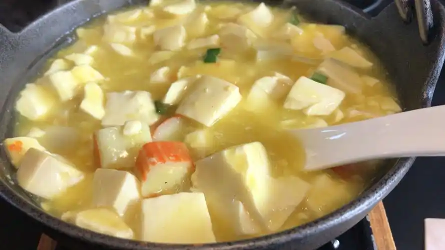 金汁海皇豆腐