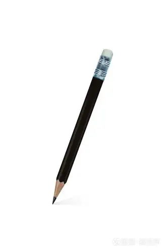 孤立在白色背景上的铅笔