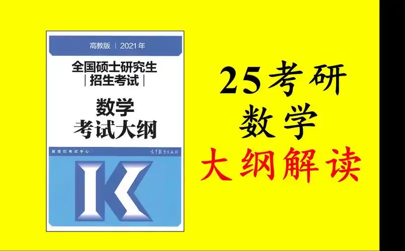 25考研数学大纲全解读|4分钟了解考研数学到底考什么?