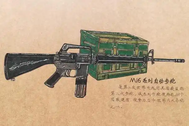m416步枪的绘画(绘画教程)(12)