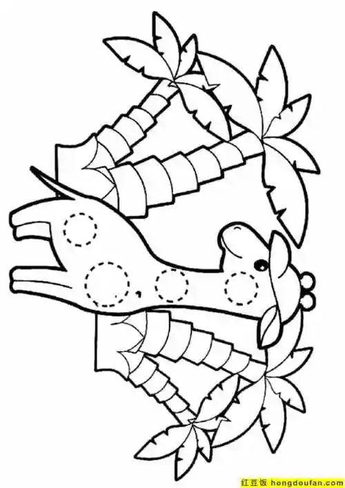 红豆饭小学生简笔画大全