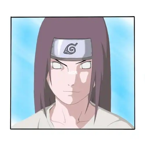 疾风传日向宁次头像绘画过程分享