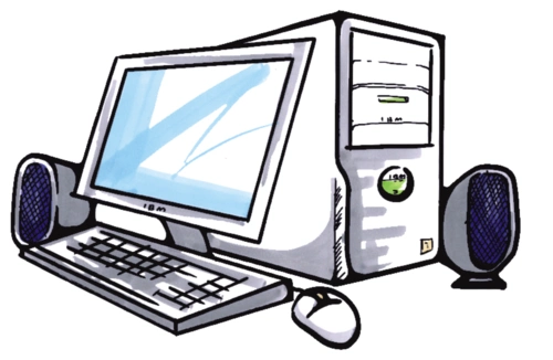 手绘电脑图片大全