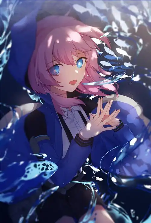 【p站美图】青春活力小可爱!《明日方舟》蓝毒壁纸特辑 - acg17.com