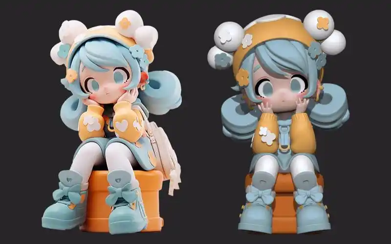 q版卡通角色手办0基础建模教程