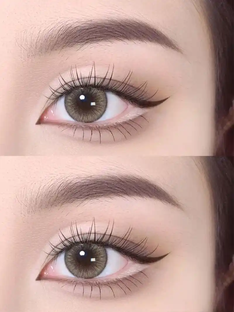 亚裔辣妹全哑光截断式眼妆98轻欧美眼妆教程6015 今天的眼妆整