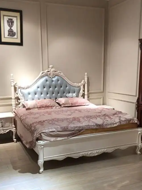 欧式家具  #家具分享  #实木床  #真皮床