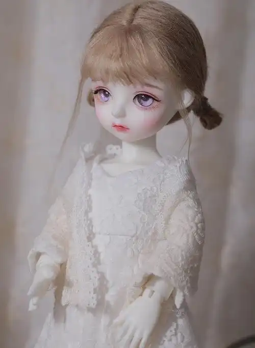 bjd娃娃女娃纯手工化妆bjd娃娃6分女娃娃liss莉丝全套sd树脂现货yosd