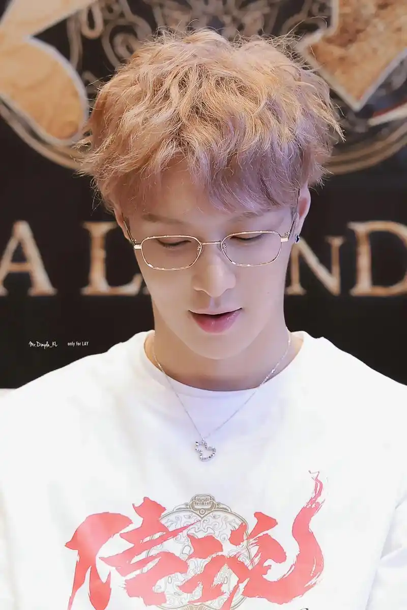 真的不能把金丝眼镜焊在脸上吗😍.#张艺兴 帅是一种感觉😍