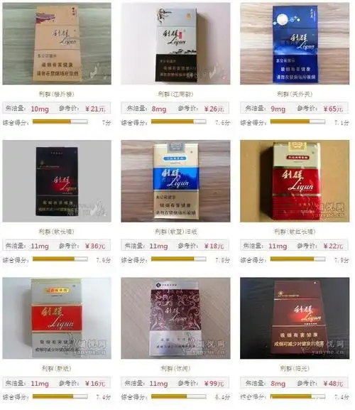 利群香烟种类及价格表图大全,2022最新最全价格汇总