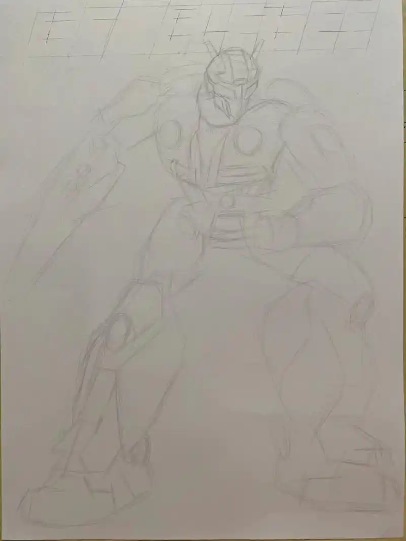 第一次画大黄蜂,还用彩铅上了色,不知道各位看官们喜不喜欢,如果喜欢