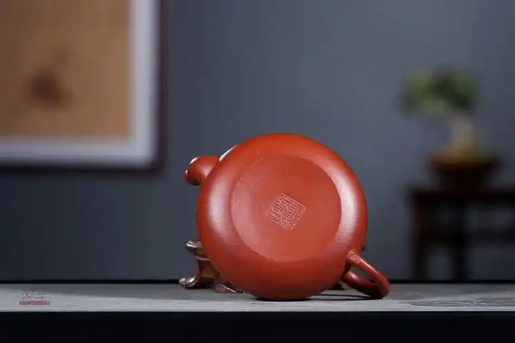 杨军保紫砂壶作品 君德壶 原矿大红袍 150cc 工艺美术师 杨军保紫砂壶