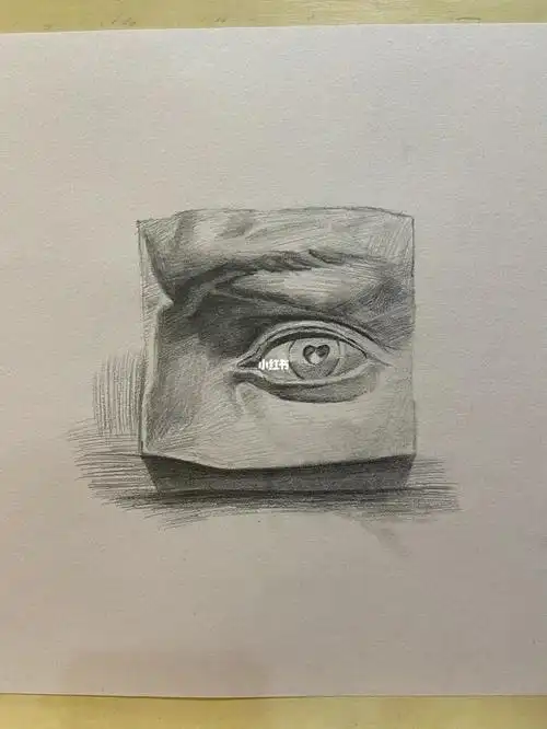 自学画画素描眼睛