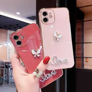 水钻蝴蝶适用苹果12手机壳限量版iphone12pro max硅胶软壳防摔12pro