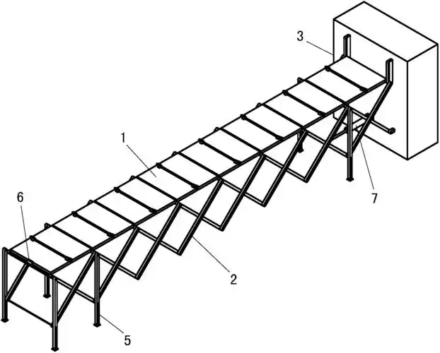 一种用于进水口的折叠式交通桥