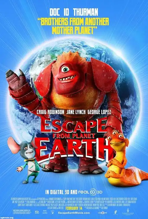 好莱坞3d家庭科幻喜剧动画片逃离地球escapefromplanetearth曝光7款