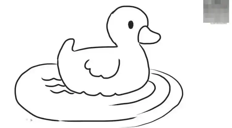 小鸭子游泳幼儿早教简笔画教程_网易视频