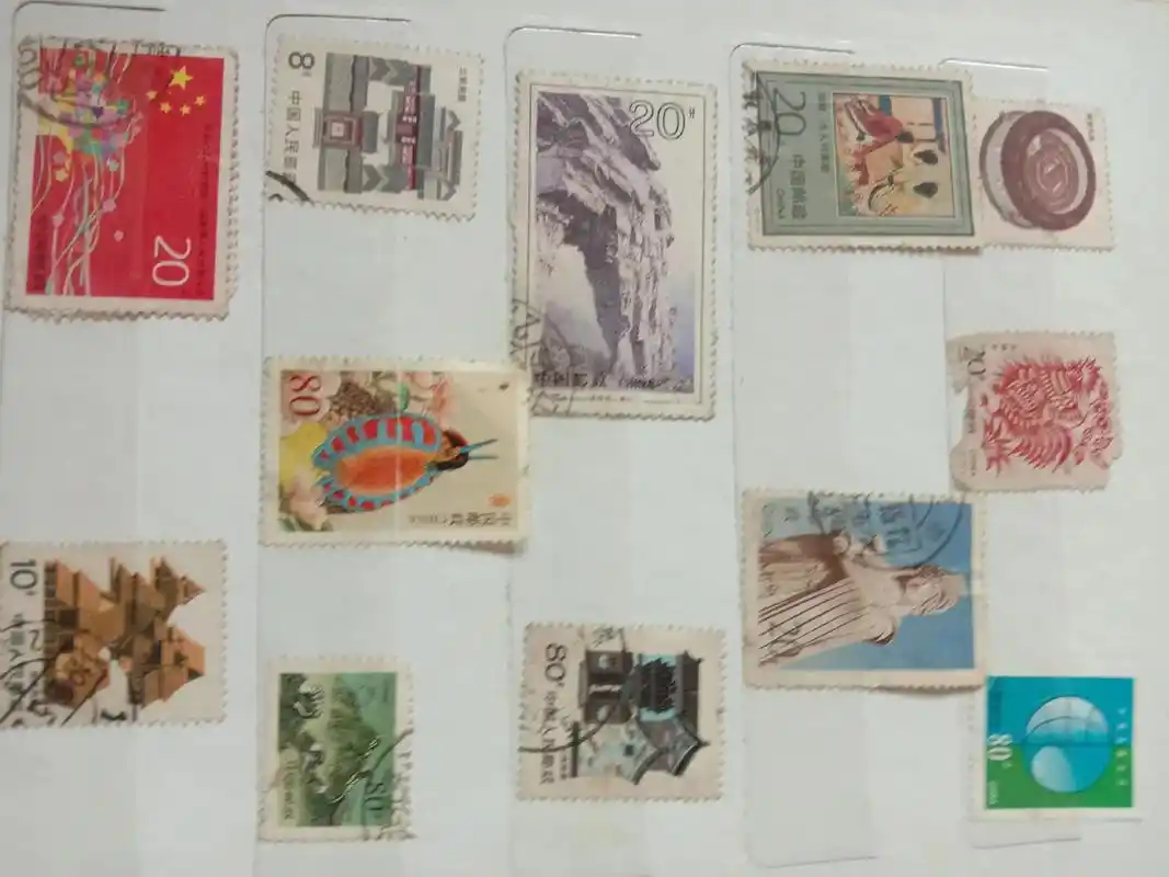 只有照片能记录这份珍贵这是我30年前留的邮票