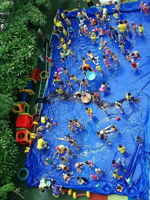 其它 国二班"清凉一夏"戏水活动 写美篇     全园的小朋友,老师拿起