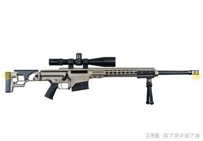 巴雷特m98b狙击步枪发射.