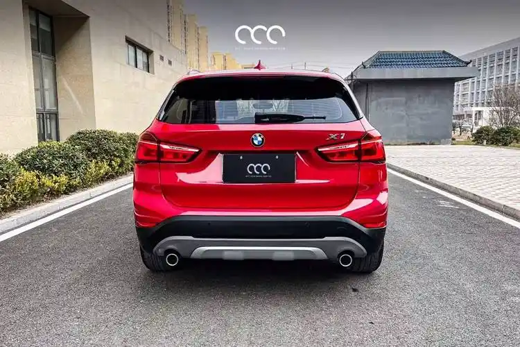 漫彩改色膜宝马x1胭脂红典藏版热情似火的颜色