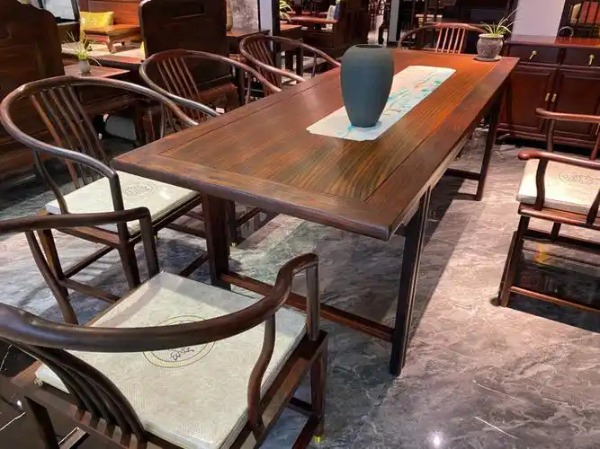 80的人会喜欢的阔叶黄檀新中式干泡茶台