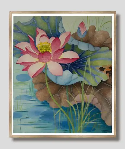 装饰画(荷花)系列 - 原创作品 - 站酷(zcool)