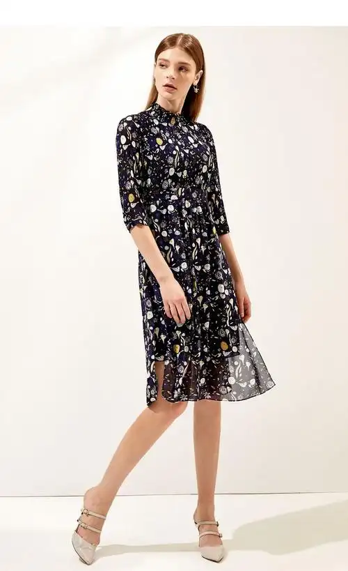 珂莱蒂尔连衣裙半袖女