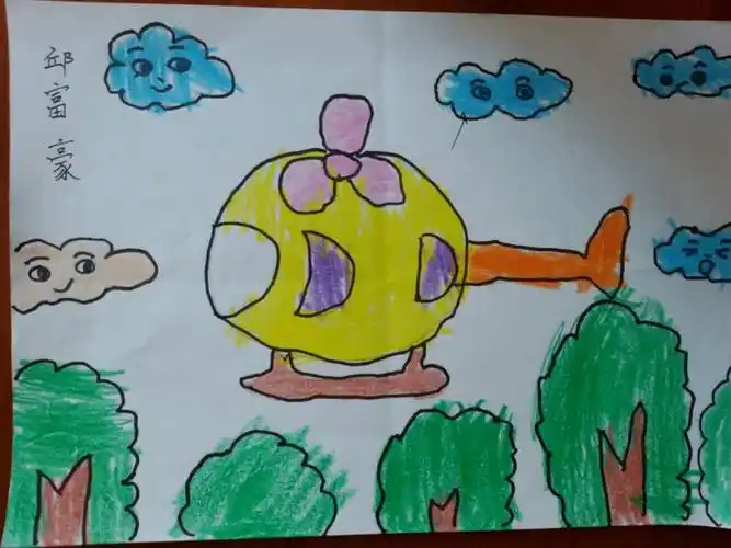 星光幼儿园大班绘画展