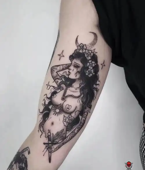 哥特暗黑系纹身insstephanie纹身艺术家连载