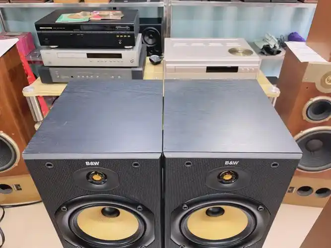 原装英国宝华602经典发烧书架音箱.原装英国制造,经典的金高 - 抖音