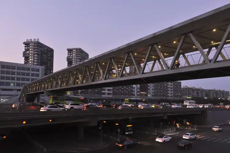 四惠桥黄昏 - 短脚猫 - 图虫