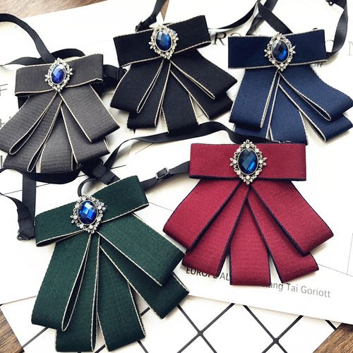 男士领花 男女通用正装西装衬衫绅士领结新郎伴郎多层职业蝴蝶结