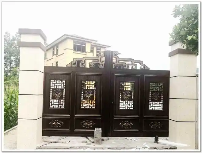 别墅大门图片有吗?别墅庭院门样式实际安装案例分享 2020-7-21
