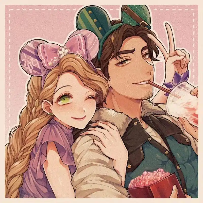 迪士尼公主王子头像插画图359 图源画师twi:mizala