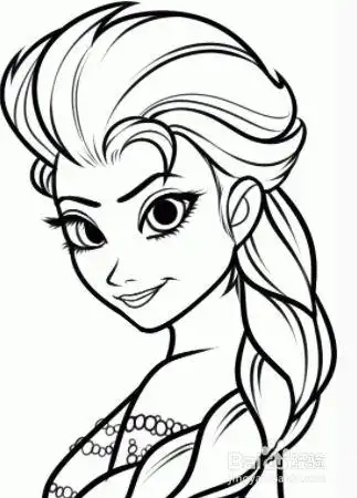 如何画《冰雪奇缘》中的艾尔莎公主