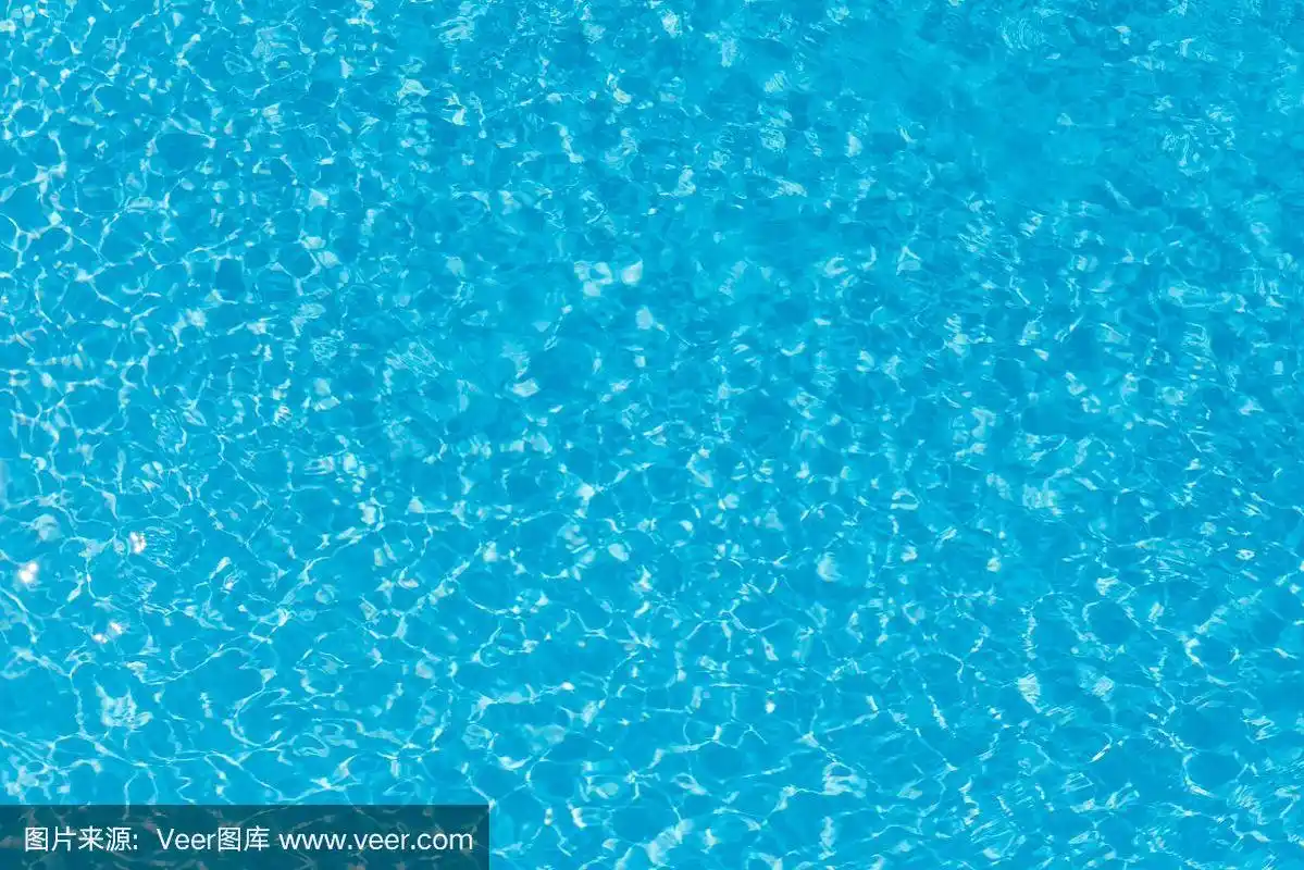 蓝色,游泳池,波浪,水面,波纹