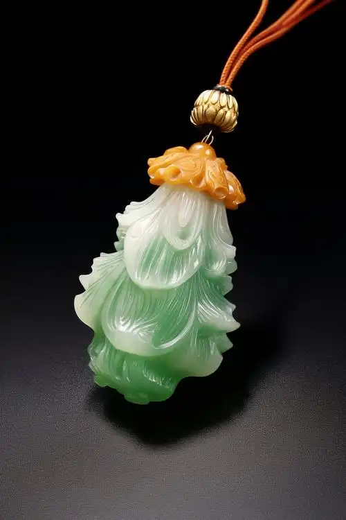 来自:>自然田野>《艺术天地>在这款玉白菜中,不只把玉器高雅,精致