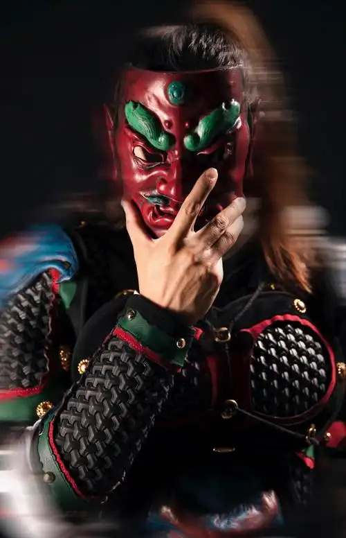 【炼铠】橡胶天王面具—温陈华中国甲胄铠甲盔甲