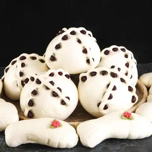 胶东红枣花饽饽山东特产花样大馒头上供过年礼盒手工老面馍 大枣饽饽