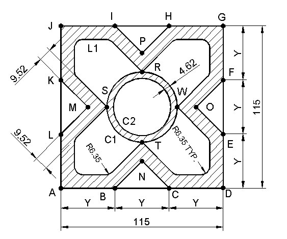 34张cad练习图,能让你学到知识的练习图