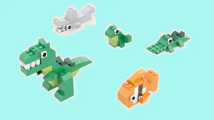 用乐高积木搭建几款小动物,小伙伴们都说太像了
